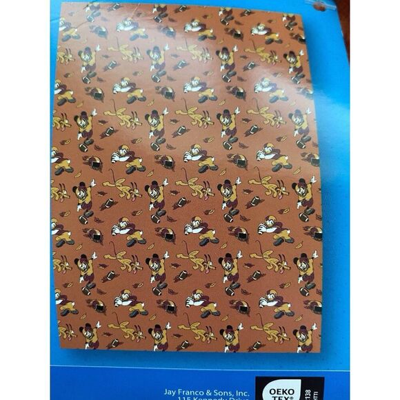 Disney Mickey Mouse & Friends Football Fall Throw Blanket 50”x70” Donald Pluto - Picture 3 of 14